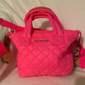 MZ Wallace small quilted bag. Pink - Used only a few times. Excellent condition!
